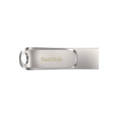 SanDisk Ultra Dual Drive Luxe 64GB USB 3.1 Gen 1 / USB-C - Sleek Silver Storage Solution for Fast Data Transfer